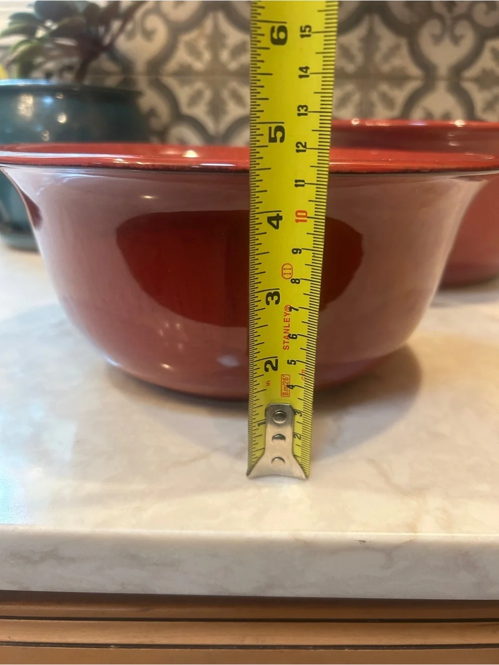 RARE- PIER 1 VTG DISCONTINUED MIXING BOWLS- SET OF 2-EUC